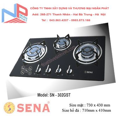 Bếp gas âm Sena SN-302GST