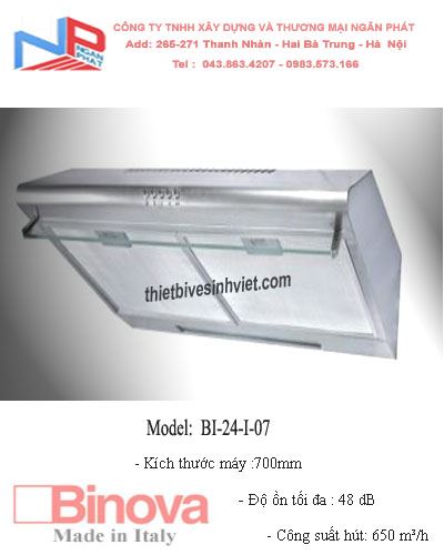 Máy hút khử mùi BINOVA BI-24-I-07