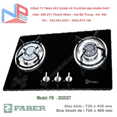 Bếp gas âm Faber FB-202GST