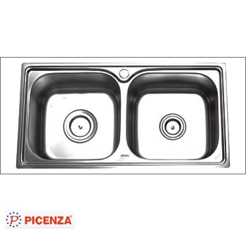 Chậu rửa bát nhập khẩu Picenza PZ-8343 (Inox 304)