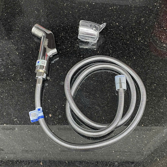 Vòi xịt toilet mạ crom Nubiza