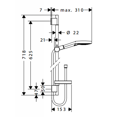 Sen tắm HAFELE Hansgrohe 589.30.864