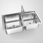 Chậu rửa bát liền khối Sơn Hà S80 Premium (inox 304)