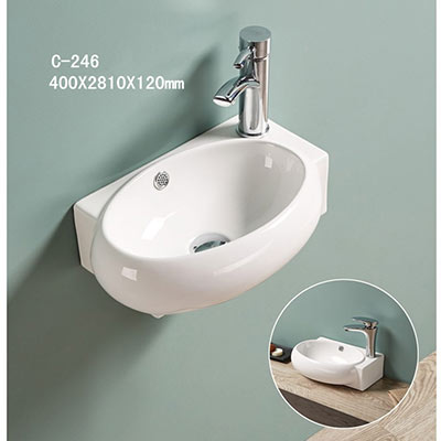 Chậu rửa mặt lavabo MOONOAH MN-C246(410x280x150mm)
