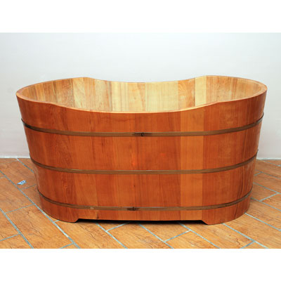 Bồn tắm gỗ Pơ Mu Ovan 1,2 m