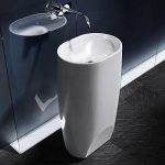 Chậu rửa mặt lavabo chân đứng nghệ thuật 03