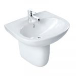 Chân lửng chậu rửa mặt Lavabo American VF-0741 Chân lửng chậu rửa mặt Lavabo American VF-0741