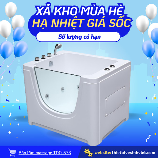 Bồn tắm massage TDO-573 bể bơi mini tại nhà cho bé
