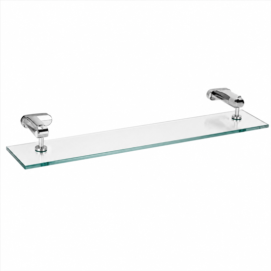 Kệ kính Geler 8604-1 kính chịu lực khung inox