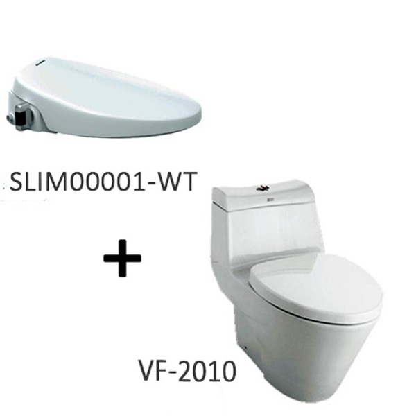 Bồn cầu nắp rửa thông minh American VF-2010 + SLIM00001-WT
