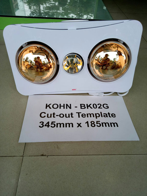 Đèn sưởi nhà tắm Braun Kohn BK02G