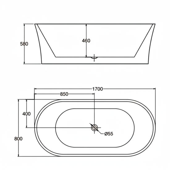 Bồn tắm EU Design MF-1318 Bồn tắm EU Design MF-1318