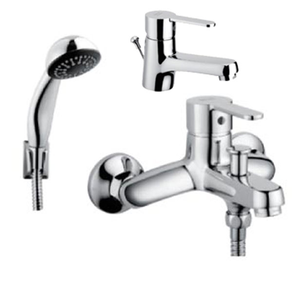 Bộ sen vòi nóng lạnh American WF-6501+ WF-6511(F4)