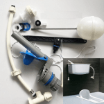 Bộ xả cho két treo xổm Caesar FP-807A Bộ xả cho két treo xổm Caesar FP-807A