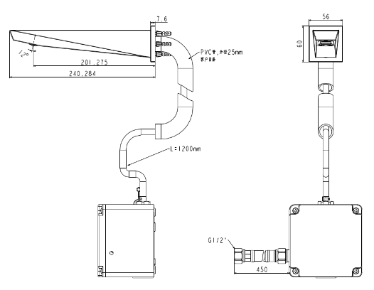 Vòi rửa lavabo cảm ứng American WF-8511