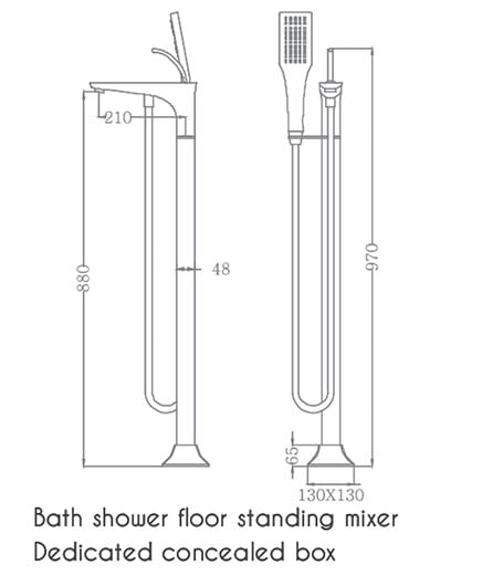 Sen tắm đặt sàn Euroking EU-51028