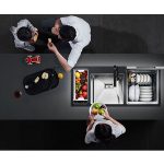 Máy rửa bát kết hợp chậu rửa bát Moonoah MN-8650MRB