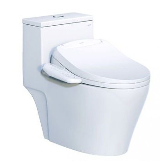 Bồn cầu nắp rửa điện tử Caesar C1356F+TAF400H