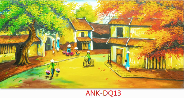 Gạch tranh cánh đồng Anh Khang ANK-DQ13