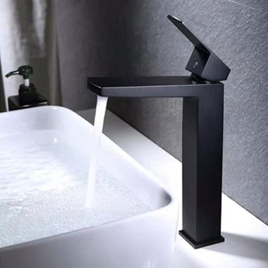Vòi rửa lavabo Cleamax nóng lạnh CLM màu đen