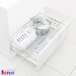 Giá xoong nồi bát đĩa nan dẹt inox bóng Eurokit BM-VIP Giá xoong nồi bát đĩa nan dẹt inox bóng Eurokit BM-VIP