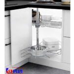 Mâm xoay inox nan bóng mở 3/4 270 độ Eurokit GK-270 Mâm xoay inox nan bóng mở 3/4 270 độ Eurokit GK-270