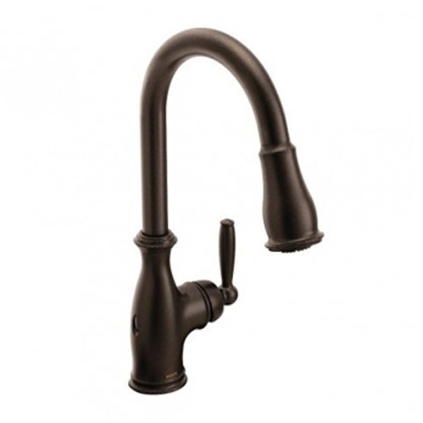 Vòi rửa bát nóng lạnh Moen 71850RB rút dây