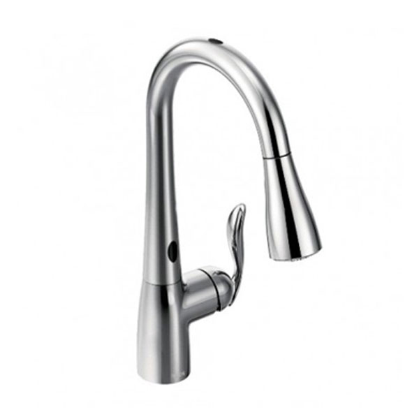 Vòi rửa bát nóng lạnh Moen 7594EC rút dây