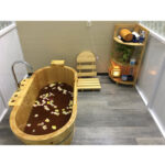 Bồn tắm gỗ pơ mu 04 (đặt theo yêu cầu ) Bồn tắm gỗ pơ mu 04 (đặt theo yêu cầu )