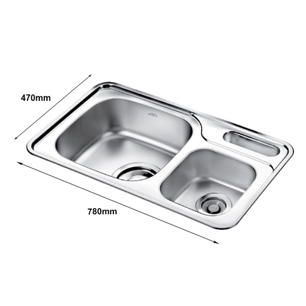 Chậu rửa bát Daeshin PSD-780 cao cấp