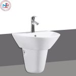 Chậu rửa lavabo Royal RA-501 treo tường chân lửng