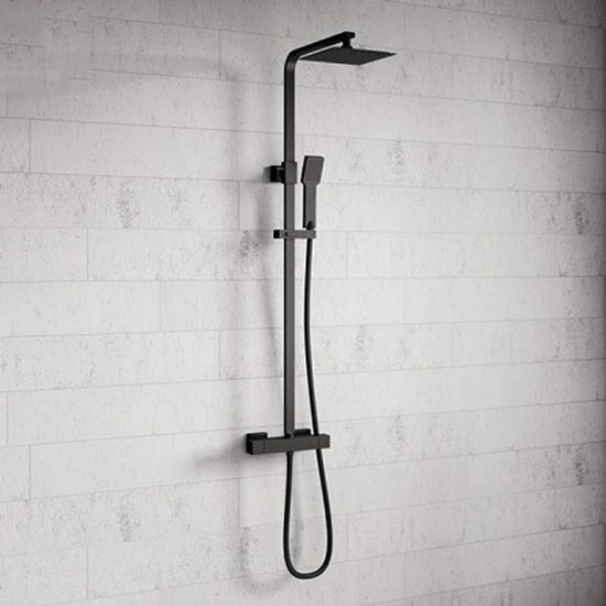 Sen cây tắm nóng lạnh vuông màu đen HM-8014ND