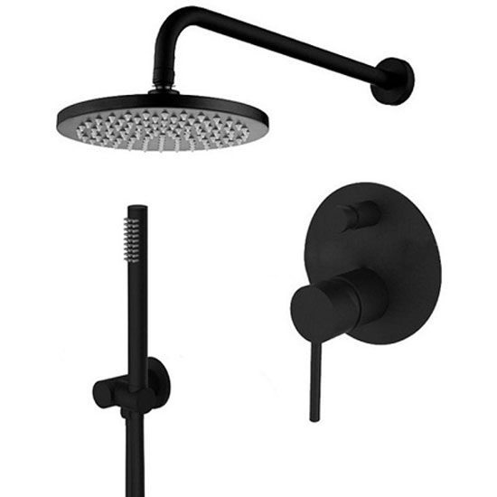 Sen tắm âm tường màu đen 8016