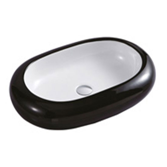 Chậu rửa mặt màu đen trắng CL-1019-C2
