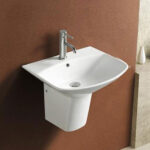 Chậu rửa mặt lavabo Paffoni PA-5200SE/5200SE-H chân lửng