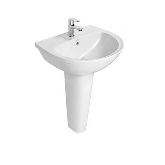 Chậu rửa mặt Lavabo American+chân đứng 0953-WT/WP-F711