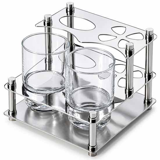 Kệ cốc Geler 002A-2 chất liệu inox 304