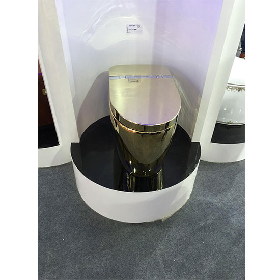 Bồn cầu cảm ứng màu vàng NP405