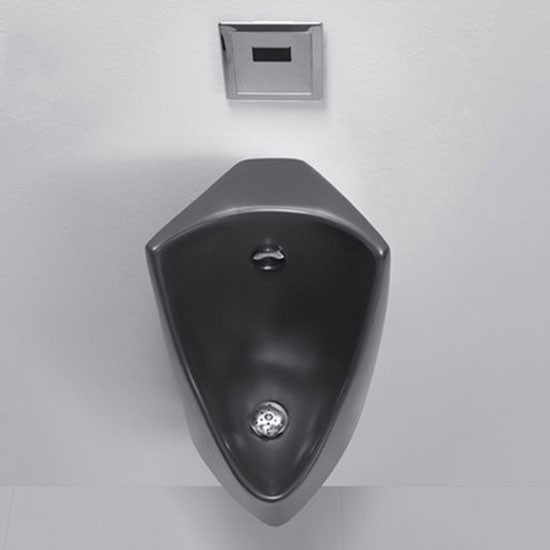 Bồn tiểu nam treo tường màu đen NP427
