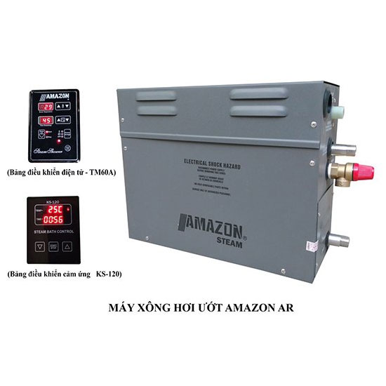 Máy xông hơi ướt Amazon AR6C/6kw-TM60A Van xả cơ