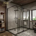 Vách kính tắm Fendi FMG-2X4 Vách kính tắm Fendi FMG-2X4