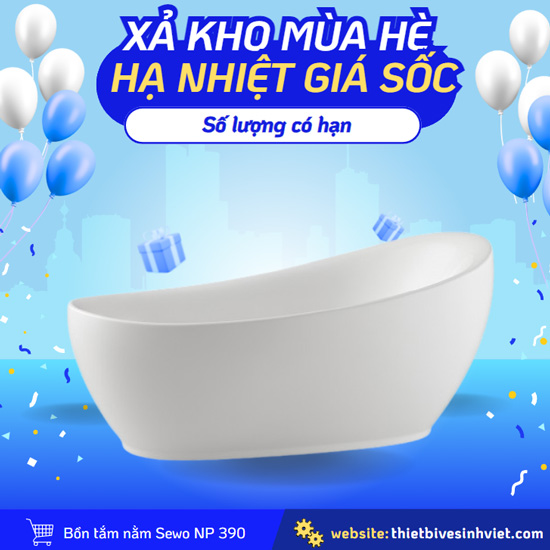 Bồn tắm nằm Sewo NP-390