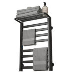 Giàn sấy khăn tắm khăn mặt màu đen Sewo R395B