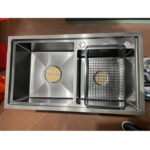 Chậu rửa bát 1 hố Miken MKRB-8046B Handmade Inox 304 Chậu rửa bát 1 hố Miken MKRB-8046B Handmade Inox 304