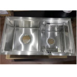 Chậu rửa bát 2 hố Miken MKRB-8246W đúc Handmade Inox 304 Chậu rửa bát 2 hố Miken MKRB-8246W đúc Handmade Inox 304