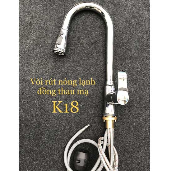 Vòi rửa bát Kagol K18 nóng lạnh