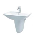 Chậu rửa lavabo treo tường Caesar L2365 (Chưa gồm chân chậu)