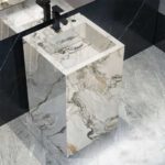 Chậu rửa lavabo Sewo SW-2706 chân đứng nghệ thuật