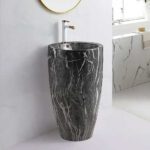 Chậu rửa lavabo Sewo SW-2707 chân đứng nghệ thuật