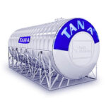 Bồn nước inox Tân Á 10000 lít ngang Bồn nước inox Tân Á 10000 lít ngang